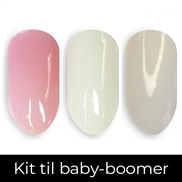 Chekos Baby Boomer Kit til gelenegle - 3 x 15 ml