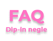 Spørgsmål om dip-in negle