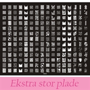Stor stampingplade 208 motiver - 31,5 x 26,5 cm - variant 03