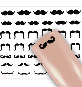 Negle Stickers - Movember - Vandstickers