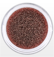 Nailart caviar brun ca 0,5 mm Klar / 4-6000 stk